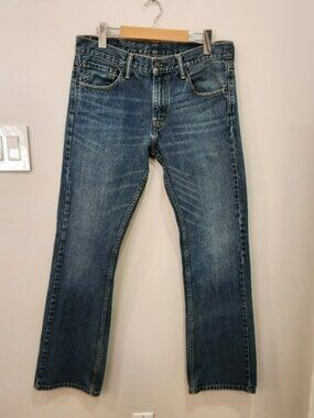 Levi's 527 Bootcut Jeans Blue Medium Wash Straight Leg Western Cowboy Mens 32x32